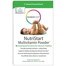 Rainbow Light - NutriStart Multivitamin Powder Packets, 25 Count, Children 6 Months to 4 Years Old