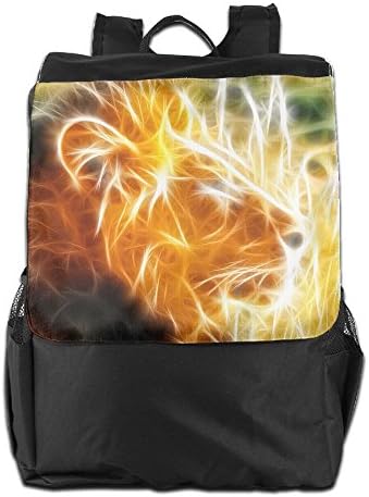 Summer Moon Fire Multifunction Outdoor Backpacks Shine King Lion Backpack Womens
