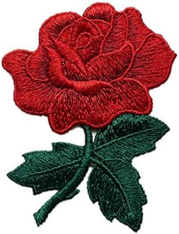Embroidered Rose Flower Sew On Patch Badge Bag Hat Jeans Appliques Fabric Transfer