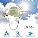 AKASO Sun Hat for Men & Women - Wide Brim Bucket Hat, Breathable Boonie Hat，UPF 50+ Sun Protection Fishing Hat for Camping Hiking Hunting Golf, khaki Large