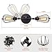 KingSo Wall Sconce 2 Light Metal Industrial Wire Cage Wall Light Fixture Vintage Style Edison Rustic Wall Lamp for Headboard Bedroom Farmhouse Garage Door Porch