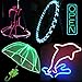 Zitrade EL Wire Pink Neon Light 4 Modes Battery Operated Electroluminescent Pink Portable El Wires Inverter for Cosplay Dress.
