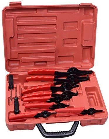 11pc Snap Ring Pliers Set Mechanics Circlips Auto Tool Internal External Pliers