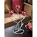 Gifts & Decor Ruby Red Heart Bouquet Wedding Centerpiece Candle Holder