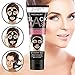 Blackhead Remover Face Black Mask - Peel Off Purifying Quality Black Peel off Charcoal Mask - Best Mud Facial Mask Packaging May Vary (SC-BM-03)