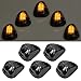 Partsam Smoke Cab Lights Amber LED Top Roof Running Clearance Marker Light 15442 Assembly w/Wiring Pack Compatible with F150 F250 F350 1999-2016 Super Duty Pickup Trucks