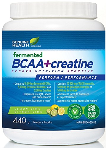 BCAA + Creatine (440g) Brand: Genuine Health recommended by Precision Nutrition
