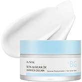 IUNIK Beta-Glucan Non-Sticky Deep Moisture Hydration 3x Barrier Cream Day&Night Moisturizer Quick Absorption Barrier Strengthening for Sensitive Dry Skin with Shea Butter Panthenol Korean Skincare