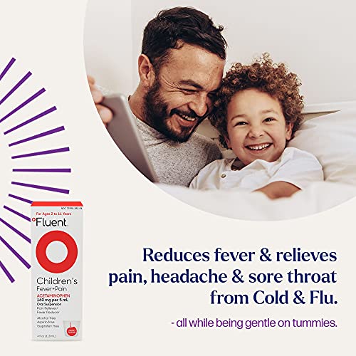 Fluent Children’s Acetaminophen Fever Reducer, Liquid Oral Suspension