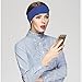 FIRIK Sleep Headphones, with Adjustable Headband Cozy Comfortable Soft Headphones for Sleeping, Air Travel, Sports, Relaxation, Meditation and Relief (Blue)