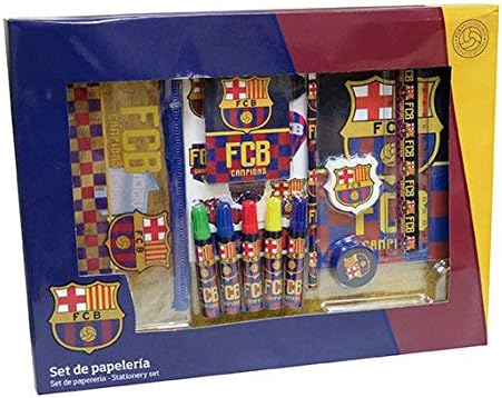 Futbol Club Barcelona Stationery Set 20 Pieces (CYP Imports gs-400-bc)