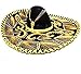 Black and Gold Mariachi Sombrero