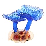 Ray-JrMALL Artificial Fake Resin Coral Wall Water Aquarium Decoration Ornament Blue