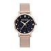 Women's Watches for Sale Rose Gold Starry Sky Rhinestone Dial Mesh Steel Bracelet Wrist Watch