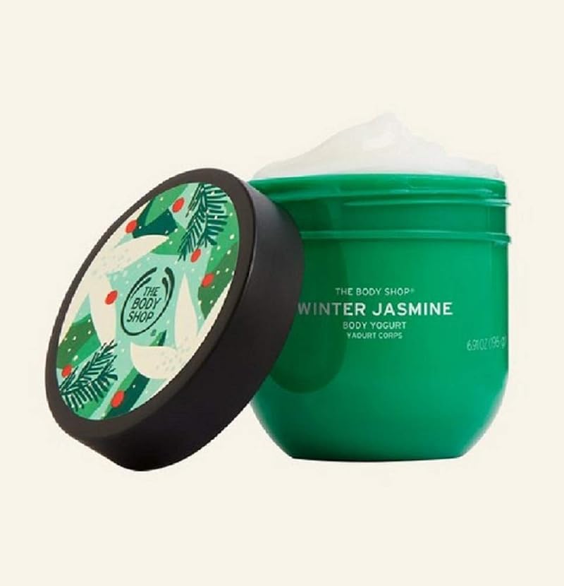 The Body Shop Winter Jasmine Body Yogurt 196g Special Edition 2020 Vegan Vanilla