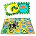 Eric Carle Interlocking Baby Play Mat, Very Hungry Caterpillar Foam Floor Tiles for Infants and Children, 52