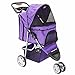 Paws & Pals 3 Wheeler Elite Jogger Pet Stroller Cat/Dog Easy to Walk Folding Travel Carrier