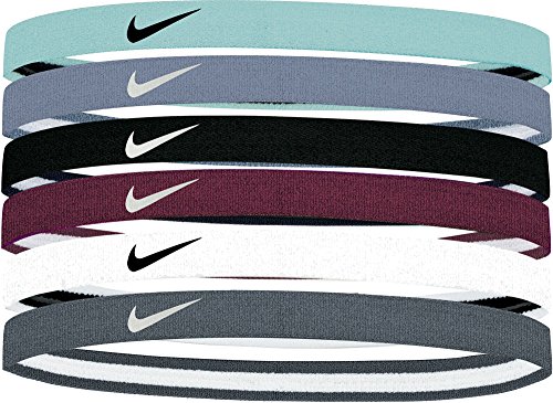 Nike women s swoosh sport headbands â€“ 6 pack (gl…