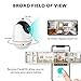 1080P Pet Camera, Home Camera 2 Way Audio, Baby Monitor Night Vision, Motion Detection, Compatible with Alexa Echo Show, Indoor Camera, Baby Camera with Cloud Storage (White)