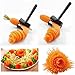 Bestwishes2u 1pc Fruits and vegetables roll flower tools / vegetable peeler / kitchen gadgets creative household items ，Stainless steel tools