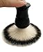 Shaving Brush, QSH Synthetic Brush Hair Knot with Pure Black Engineered Imported Acrylic Handle Shaving Brush for Razors