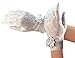 Bienvenu Women's Summer Screentouch Driving Gloves, Lace Gloves for Women Tea Party, Gray