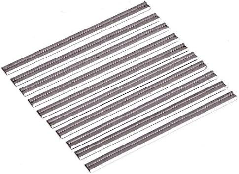 Woodworking Machinery Parts | 10Pcs Reversible Carbide Planer Blades 82mm x 5.5mm for Soft Hard Woods Cutting Mayitr Woodworking Machinery Power Tool Parts | by HOTAFA