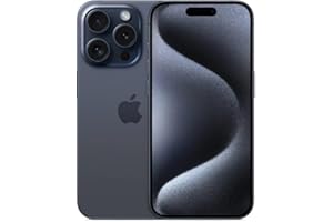 Apple iPhone 15 Pro Max (eSIM only), 256GB, Blue Titanium - Unlocked (Renewed)