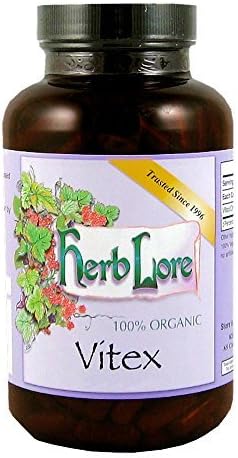 Herb Lore Vitex Chasteberry - Supports Natural Hormone Balance in Women - Supplements for Female Fertility, PMS Relief & Menopause Relief - 200 Capsules