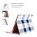 Apple iPad Pro 12.9 Case - ProCase Leather Stand Folio Case Cover for iPad Pro 12.9 Inch (Both 2017 and 2015 Models), with Multiple Viewing Angles, Auto Sleep/Wake, Apple Pencil Holder -Plaid