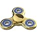Zekpro The Anti-Anxiety 360 Spinner Helps Focusing Fidget Toy [3D Figit] Tri-Spinner EDC Focus Toy for Kids & Adults - Best Stress Reducer Relieves ADHD Anxiety Boredom Metal Bearing (Gold)