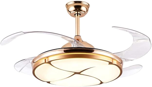 WEM Candelabro Lámpara de ventilador de luz de techo LED, Control
