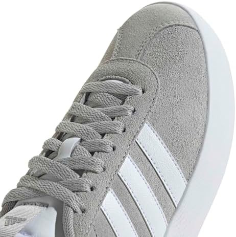 Mujer Vl Court 3.0 Shoes, Grey Two / Cloud White / Silver Metallic, 44 EU