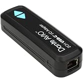 Audinate ADP-USBC-AU-2X2 Dante AVIO USB-C IO Adapter | Connects Computer to Dante Network, No Drivers or Additional Software Needed, Powered via PoE or USB, Rugged ABS Enclosure