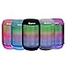 Portable Bluetooth Speaker by Gaosa, Superb Stereo Sound Quality, Enhanced Bass, Long Range Wireless Speaker, Lightweight, Wide Compatibility, Colorful LED Light Design, Micro SD Card Slot