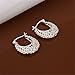 NYKKOLA HOT New Jewelry 925 Solid Silver Classic Hoop Stud Earrings