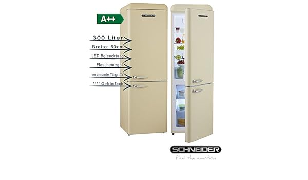Schneider SL300 C CB a + + Retro Diseño nevera y congelador ...