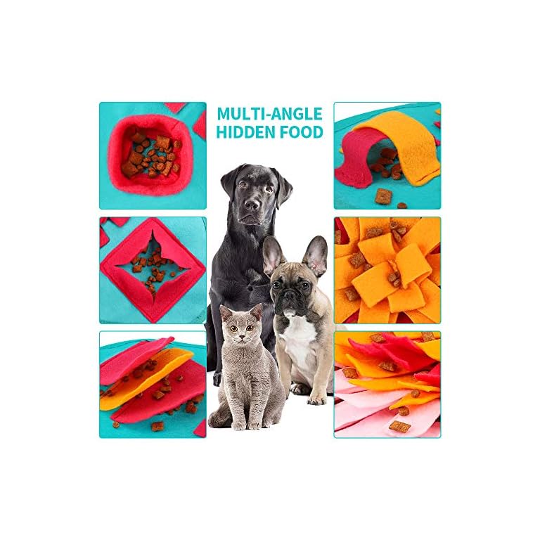 FREESOO Schnüffelteppich Hund Schnüffelmatte Riechen Trainieren