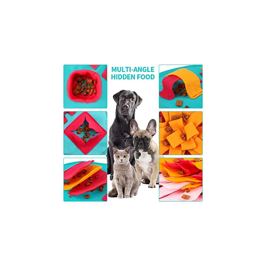 FREESOO Schnüffelteppich Hund Schnüffelmatte Riechen Trainieren