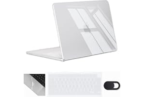 Se7enline Compatible with Clear MacBook Neo 13 inch Case 2026 Model A3404, Hard Shell,Keyboard Cover,Webcam Cover,Trackpad Pr