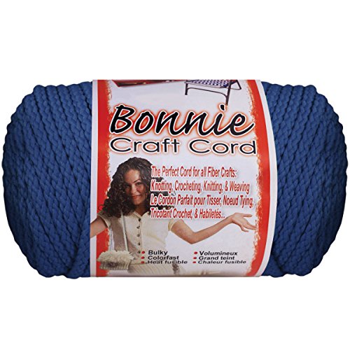 Pepperell Bonnie Macrame Craft Cord 4Mmx100yd-Prussian Blue