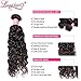 Longqibeauty Brazilian Water Wave Virgin Hair 3 Bundles Remy Human Hair Weave Double Weft 300g Natural Color (12 14 16 Inches)