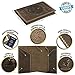 Leather Passport Holder Cover – Vintage US Passport Holder Case (Brown)