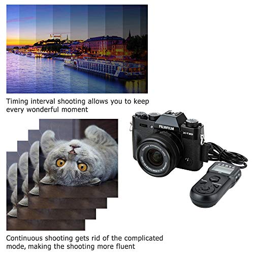 Télécommande de déclenchement pour Fujifilm Fuji X-T3 X-T2 X-T1 X-H1 X-T20 X-T100 XF10 X-A5 X100F XF10 X-Pro2 X-E3 X-A5 GFX 50S GFX 50R X100T remplace Le câble de déclenchement Fujifilm RR-100 - Image 6