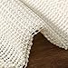 Rose Home Fashion RHF Non-Slip Area Rug Pad 5 x 8 Ft - Protect Floors While Securing Carpet Rug and Making Vacuuming Easier 5' x 8', White (SYNCHKG089266)