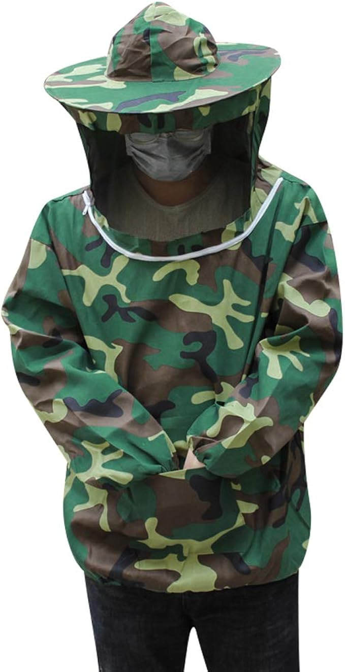Beekeeping Suit Beekeeper Jacket with Protective Veil Large bee