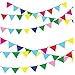 LoveVC 750 Feet Multicolor Pennant Banner String Flags Banners,Outdoor Party Decorations Supplies for Carnival,Grand Openning,Wedding,Kids Birthday,Sports Events Festivals Celebration
