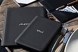 DAG Style Toscana Bill Holder PVC Black 2 Pockets Table Accessories view 4