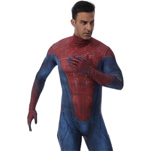 KQGLQLW Adults Superhero Cosplay Bodysuit Halloween Spandex Costume Christmas,Birthdays