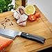 Kyocera Advanced Ceramic LTD Series Chef Knife with Handcrafted Pakka Wood Handle, 7-Inch, Black Blade